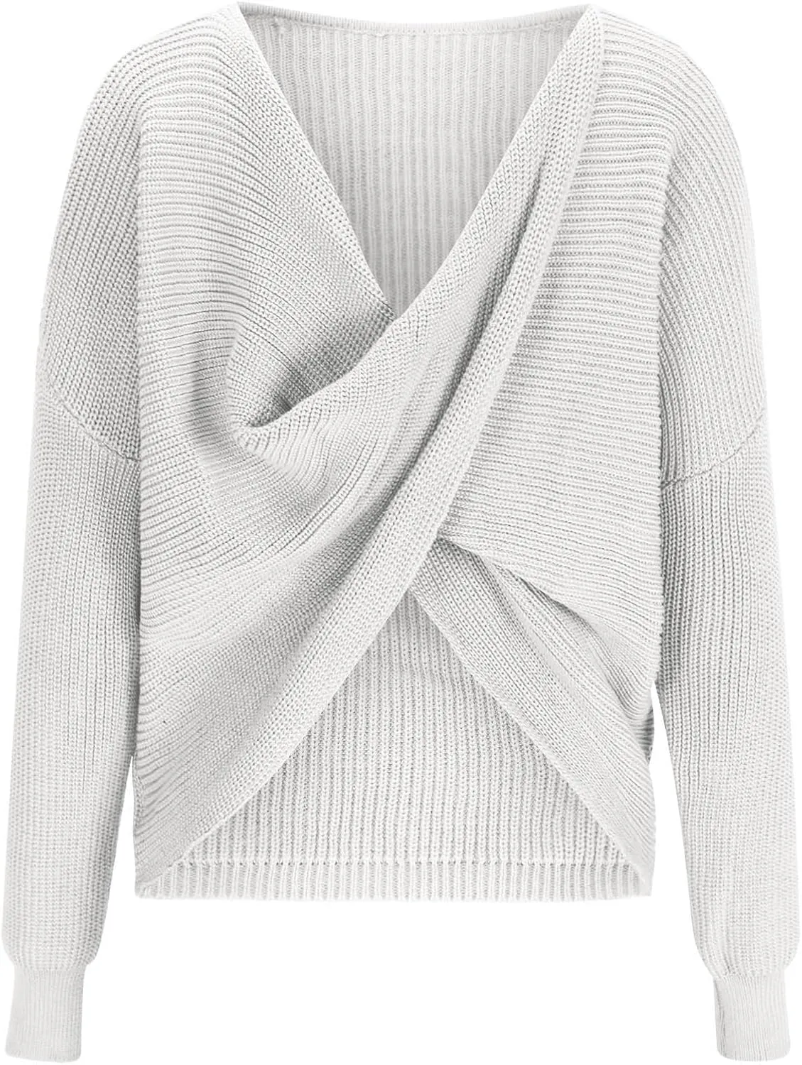 2024 Fall Winter Sweaters for Women Off The Shoulder Sweater Oversized Knit Long Sleeve Sweaters Tunic Tops