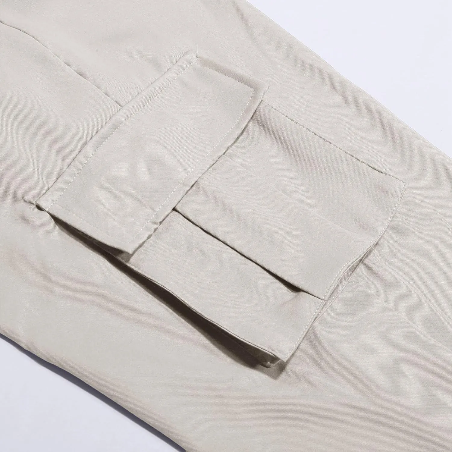 Alalaso Men's Cargo Pants Relaxed Fit with Buttoned Ankle Cuffs and Water Resistant