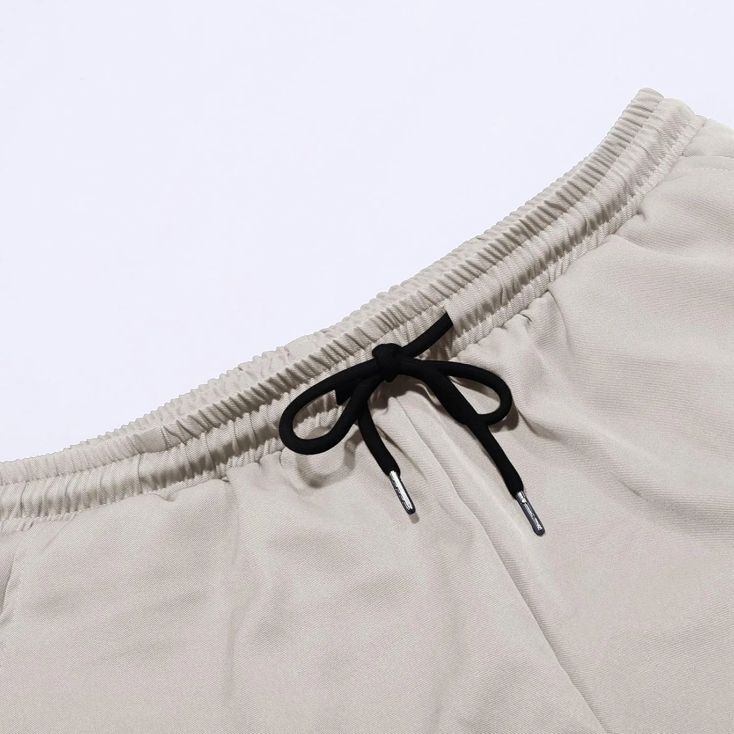 Alalaso Men's Cargo Pants Relaxed Fit with Buttoned Ankle Cuffs and Water Resistant