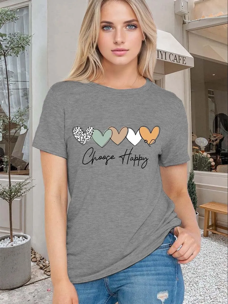 Be Kind T Shirts Women Graphic Blessed Teacher Shirt Short Sleeve Inspirational Heart Print Graphic Tees