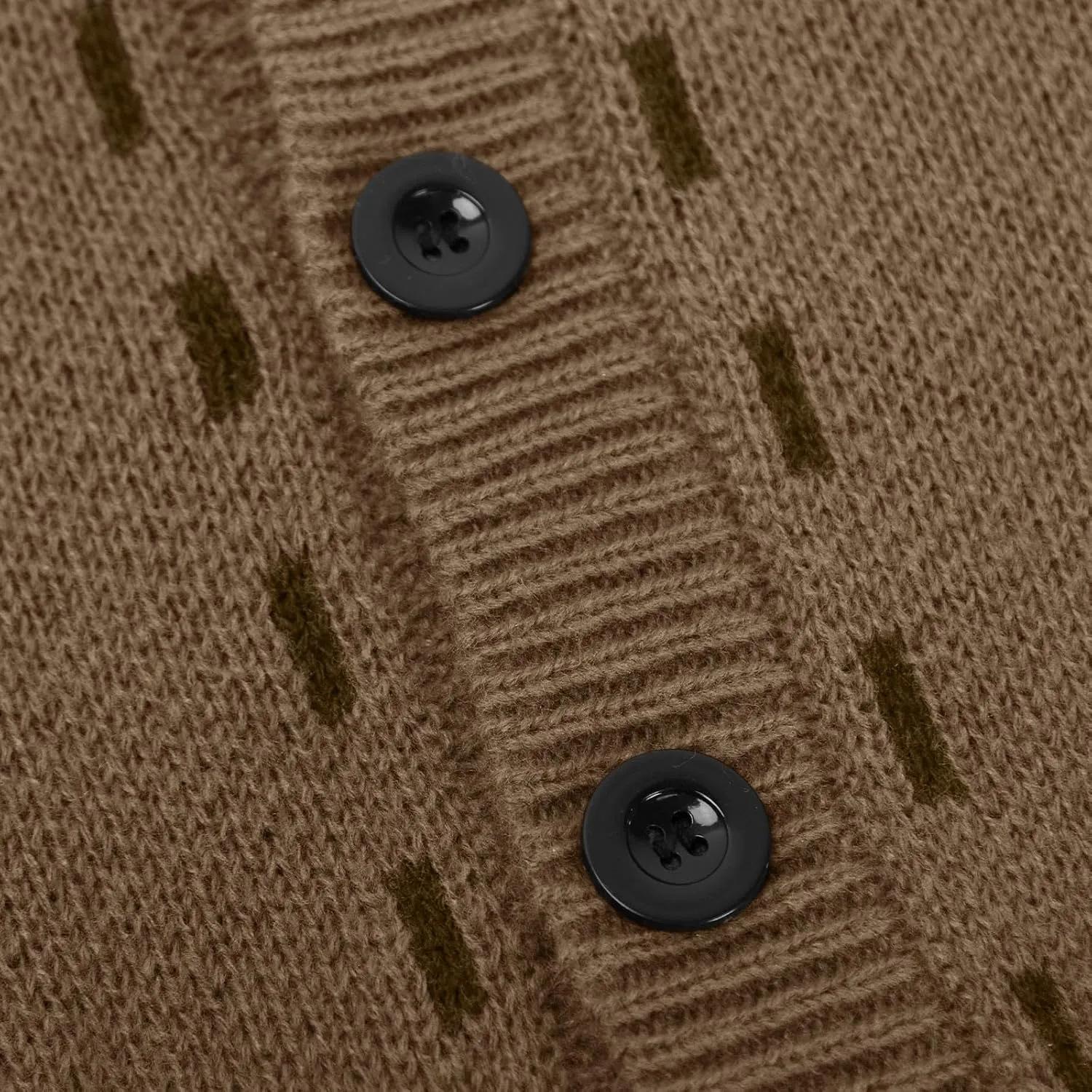 Cardigan Sweaters for Men Button Down Knit Sweater V Neck Ribbed Cardigan Cable Knit Sweater Casual Outwear