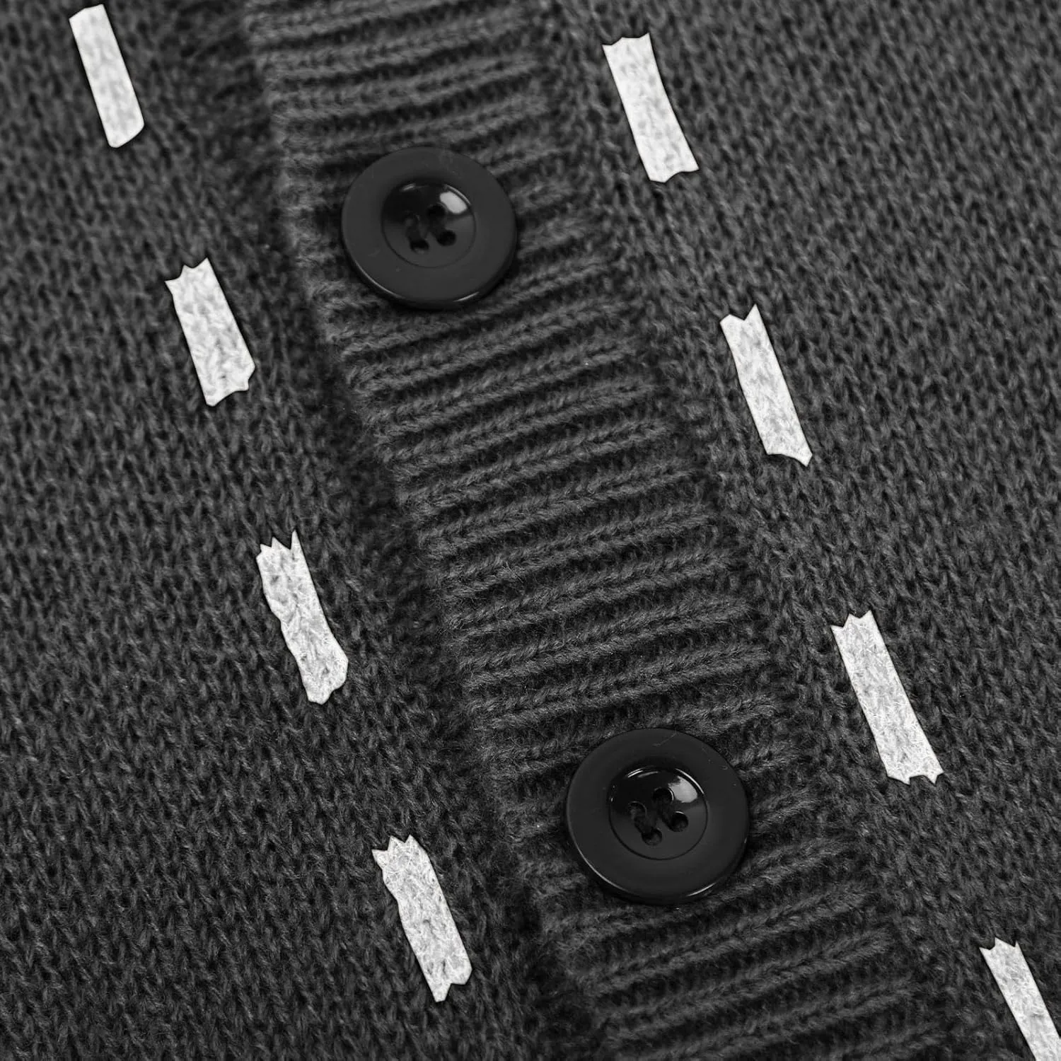 Cardigan Sweaters for Men Button Down Knit Sweater V Neck Ribbed Cardigan Cable Knit Sweater Casual Outwear
