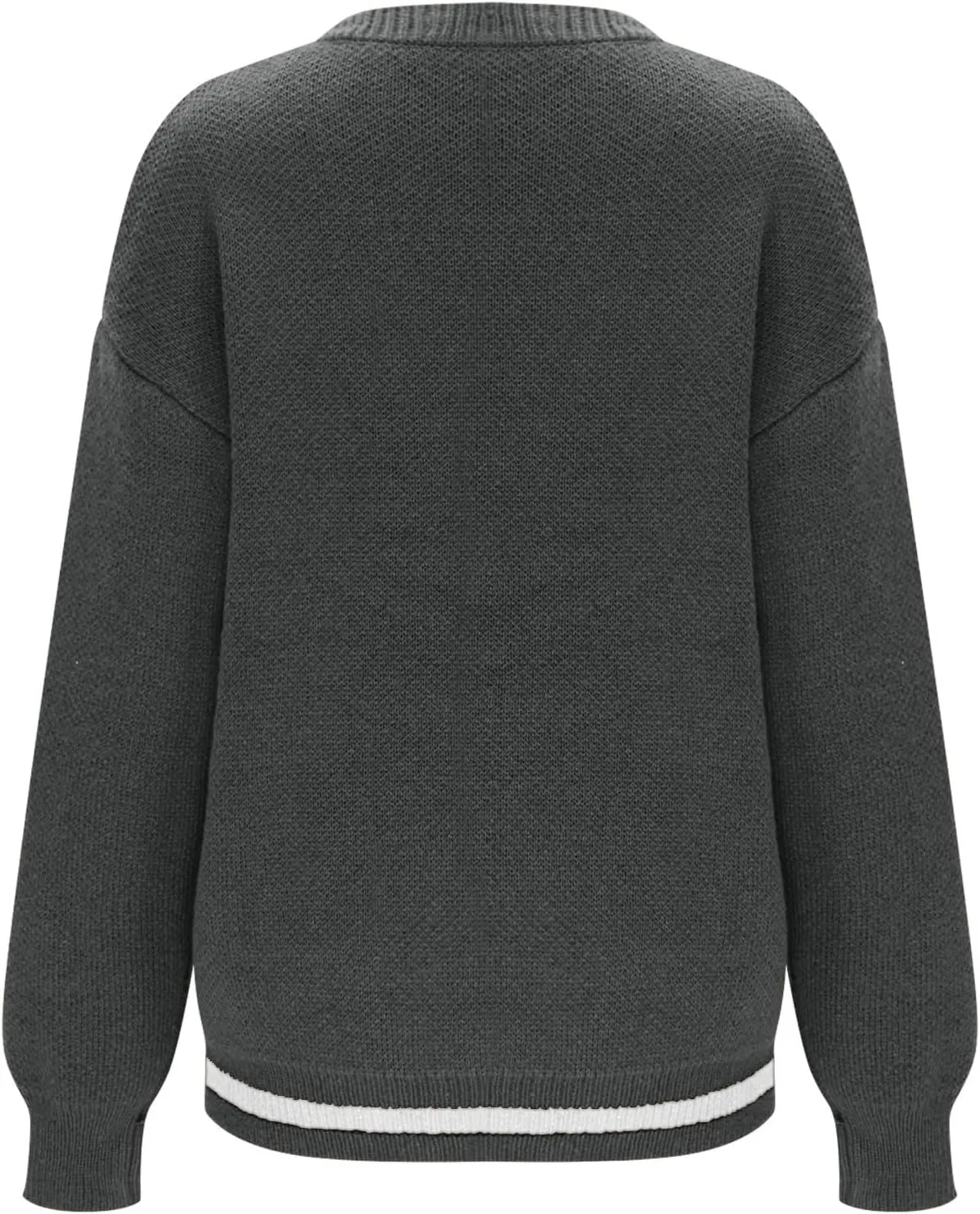 Cardigan Sweaters for Men Button Down Knit Sweater V Neck Ribbed Cardigan Cable Knit Sweater Casual Outwear