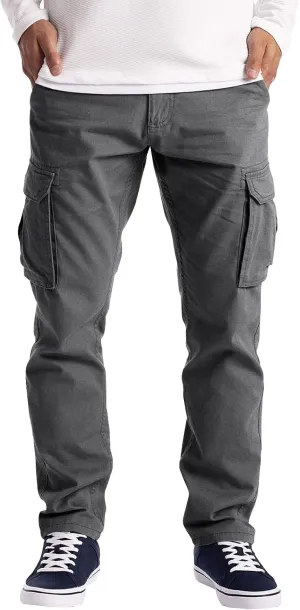 Cargo Pants for Men Big and Tall Cargo Pants Casual Lightweight Work Pants Tactical Wild Army Combat Ripstop Trousers