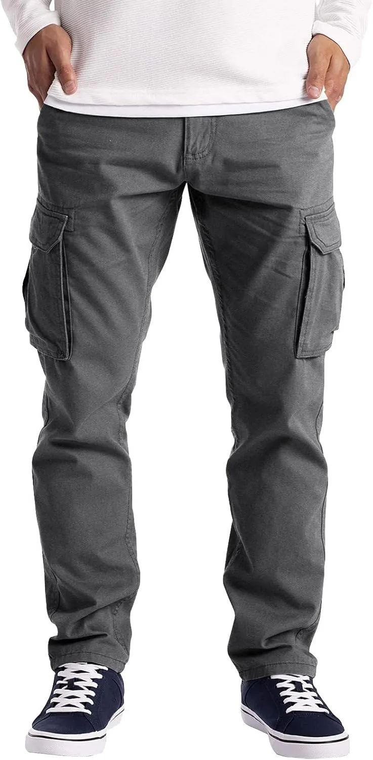 Cargo Pants for Men Big and Tall Cargo Pants Casual Lightweight Work Pants Tactical Wild Army Combat Ripstop Trousers