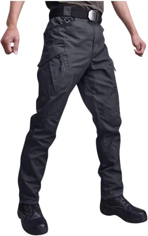 Cargo Pants for Men Multi Pockets Pants Casual Relaxed Fit Ripstop Hiking Pants Tactic Trousers