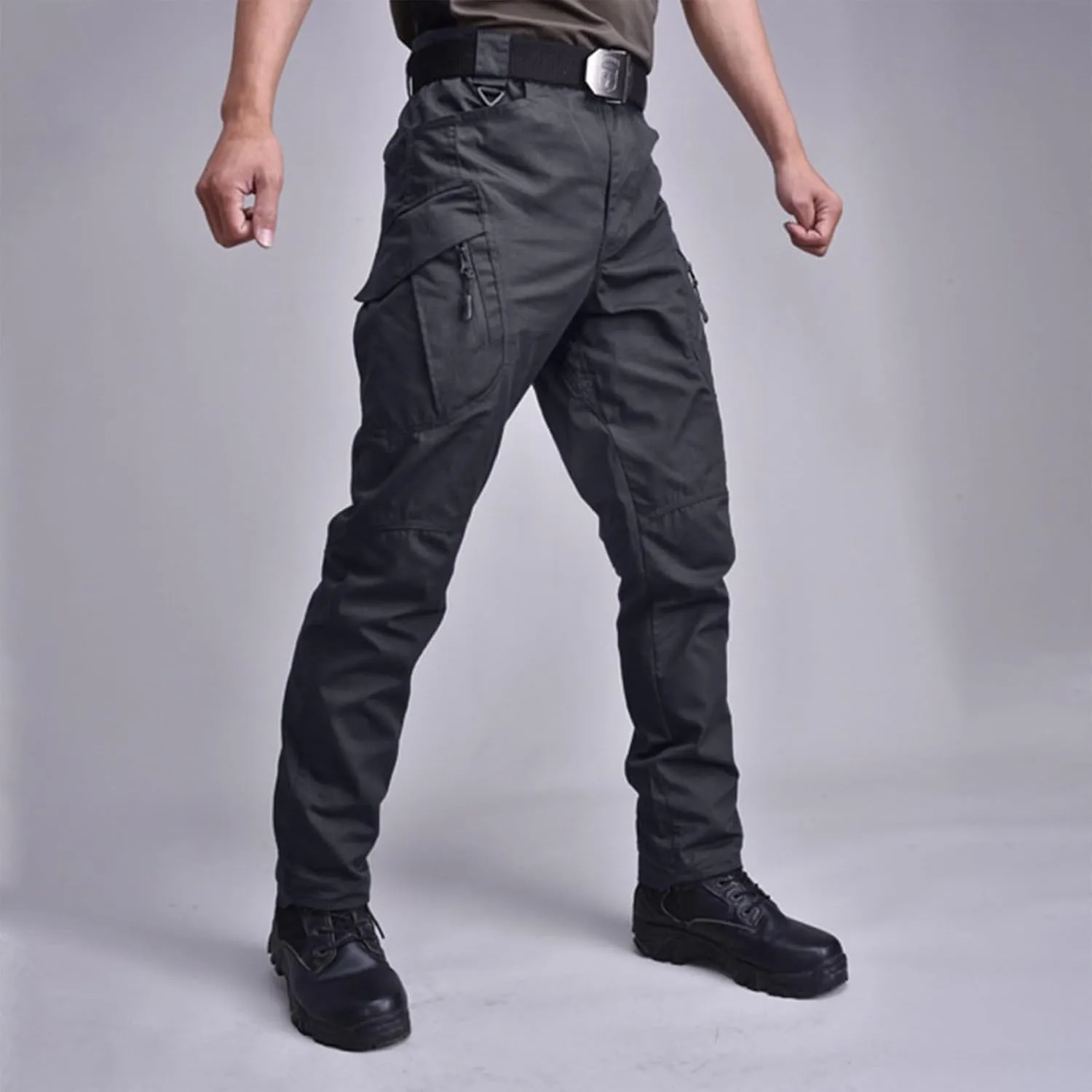 Cargo Pants for Men Multi Pockets Pants Casual Relaxed Fit Ripstop Hiking Pants Tactic Trousers
