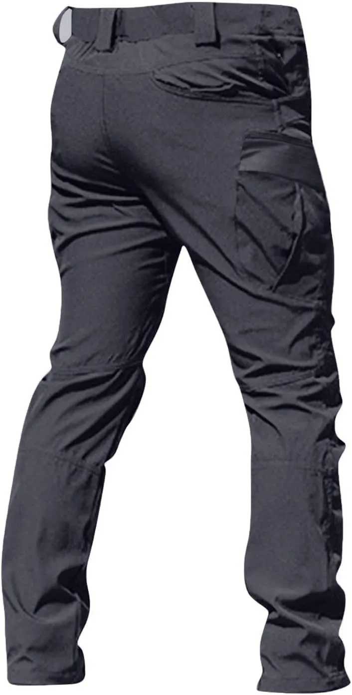 Cargo Pants for Men Multi Pockets Pants Casual Relaxed Fit Ripstop Hiking Pants Tactic Trousers