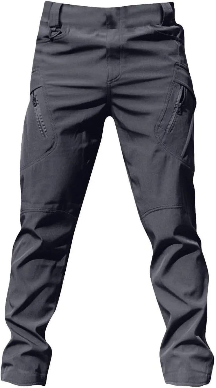 Cargo Pants for Men Multi Pockets Pants Casual Relaxed Fit Ripstop Hiking Pants Tactic Trousers