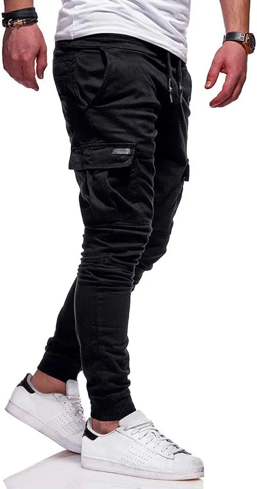 Cargo Pants for Men Relaxed Fit Pants Hiking Cargo Pants Relaxed Winter Men Joggers Pants Loose Fit Men's Classic-Fit