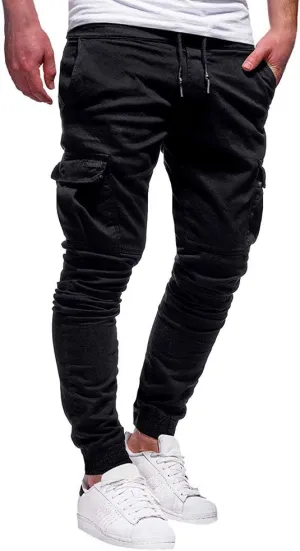 Cargo Pants for Men Relaxed Fit Pants Hiking Cargo Pants Relaxed Winter Men Joggers Pants Loose Fit Men's Classic-Fit