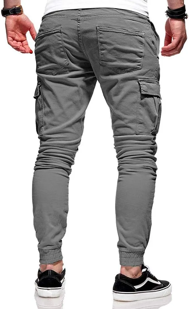 Cargo Pants for Men Relaxed Fit Pants Hiking Cargo Pants Relaxed Winter Men Joggers Pants Loose Fit Men's Classic-Fit