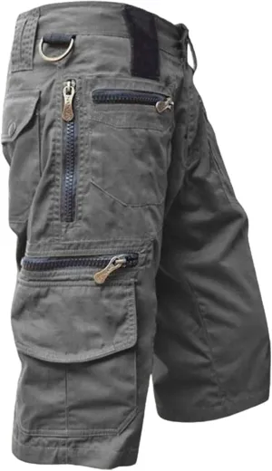 Cargo Shorts for Men Big and Tall Military Combat Tactical Hiking Shorts with Multi-Pocket Lightweight Fishing Shorts