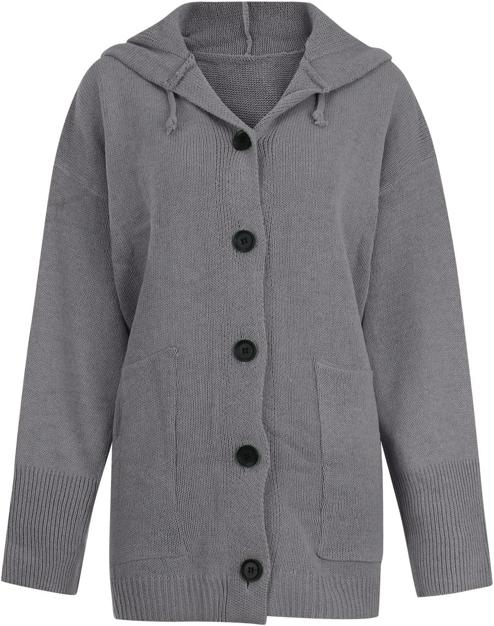 ChicCrate Womens Sweaters Open Front Cardigan Button Down Long Sleeve Shirt Cable Knit Chunky Tops Warm Winter Coats Outwears