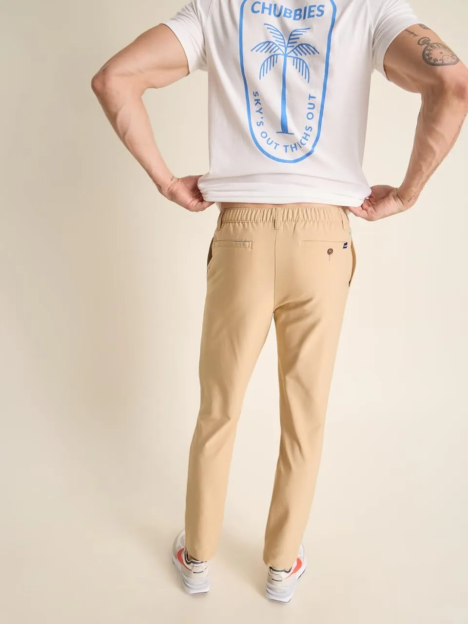 Chubbies Mens Everywear Pants, Chino Pants, Stretchy and Wrinkle Resistant, 30" Inseam