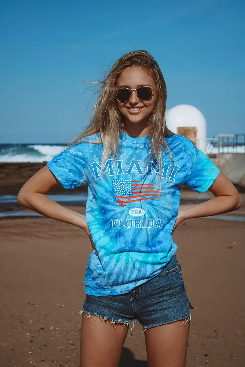 Colortone Tie Dye T-Shirts for Men and Women - Unisex Short Sleeve Tie-Dye T Shirts for Adults