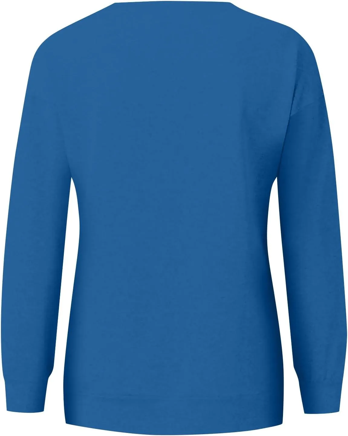 Crewneck Sweatshirts Women Pullover Sweaters Trendy Sweatshirt Long Sleeve Fall Outfits Sweaters with Pockets