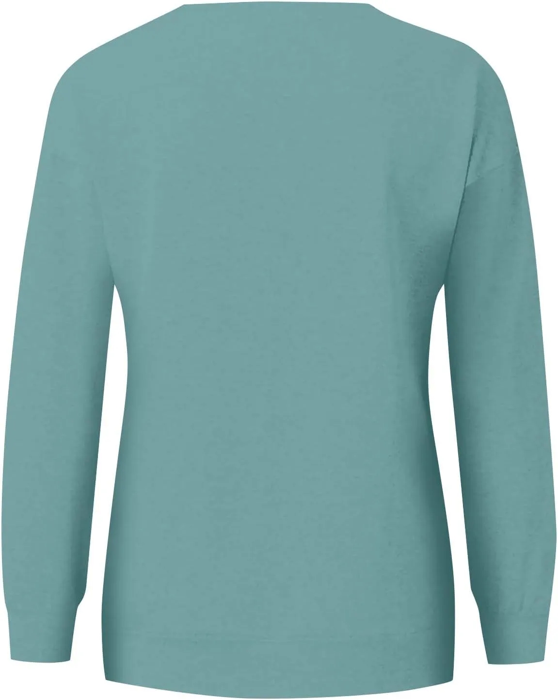 Crewneck Sweatshirts Women Pullover Sweaters Trendy Sweatshirt Long Sleeve Fall Outfits Sweaters with Pockets