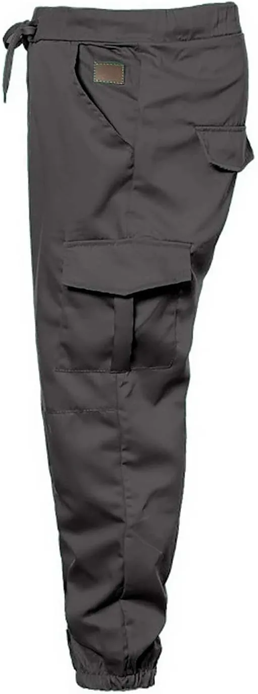 CRNTCEM Mens Slim Fit Jogging Cargo Pants Tapered Leg Casual Work Chino Pants Slim Fit Fitness Gym Bodybuilding Sweatpants