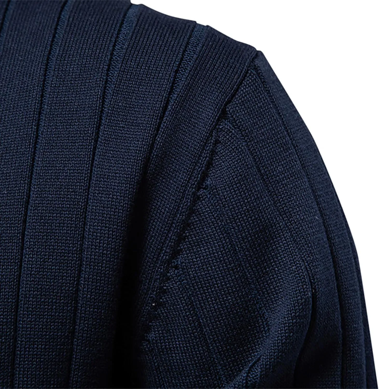Dgoopd Cardigan Sweaters for Men Striped Knit Sweater Button Down V Neck Cardigan Lightweight Long Sleeve Sweater Casual Tops