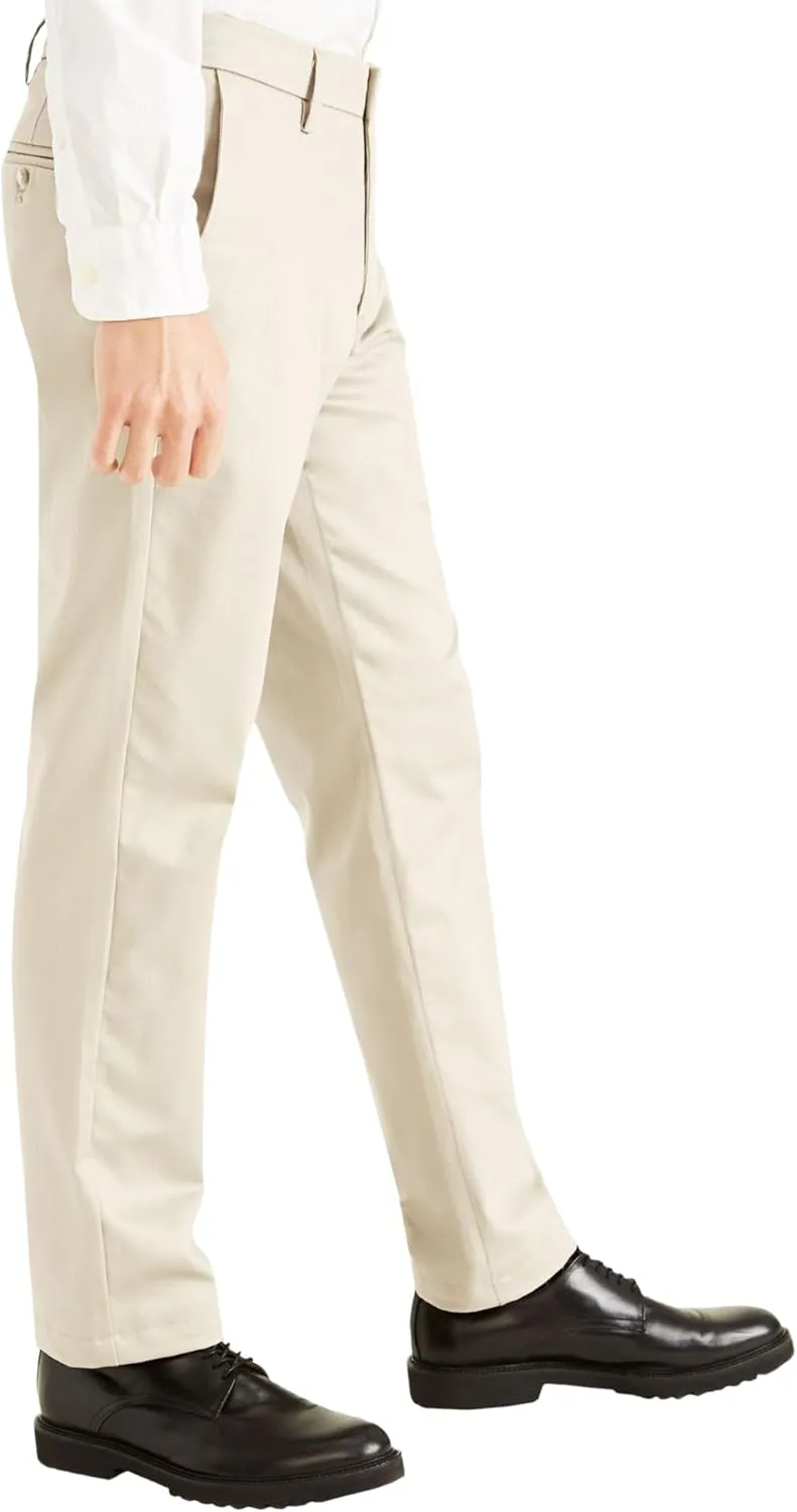 Dockers Men's Slim Fit Signature Khaki Lux Cotton Stretch Pants