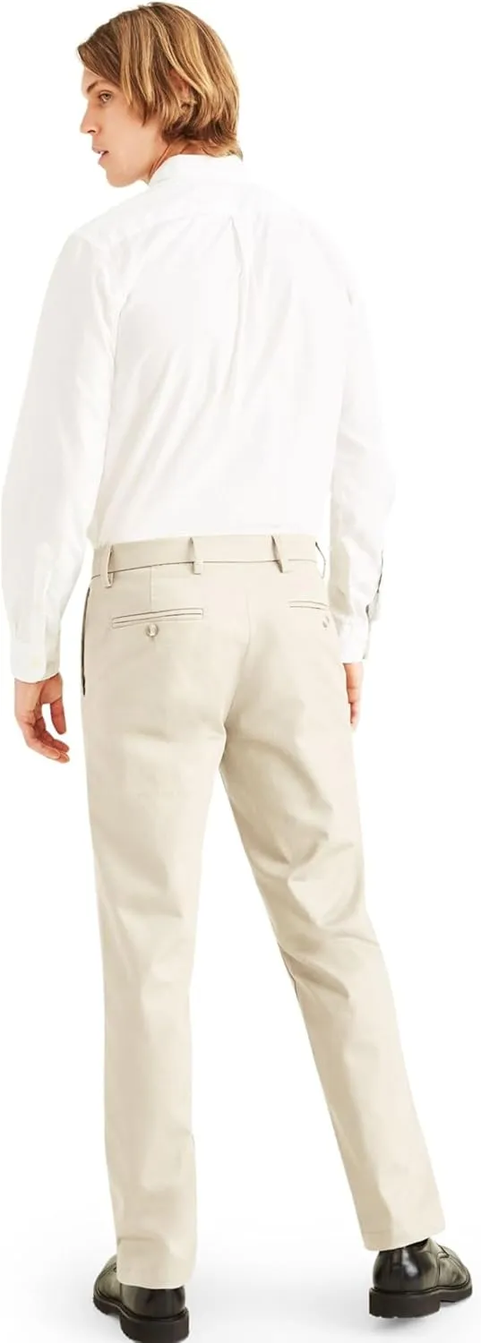 Dockers Men's Slim Fit Signature Khaki Lux Cotton Stretch Pants