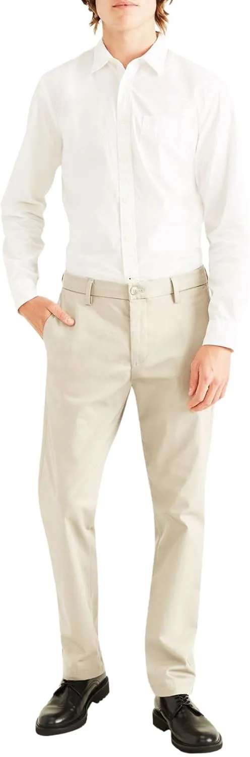 Dockers Men's Slim Fit Signature Khaki Lux Cotton Stretch Pants