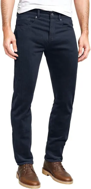 ETHANOL Men's Slim Stretchy Casual Corduroy Pant