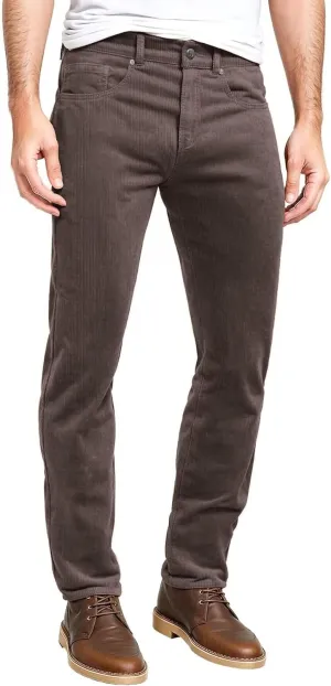 ETHANOL Men's Slim Stretchy Casual Corduroy Pant