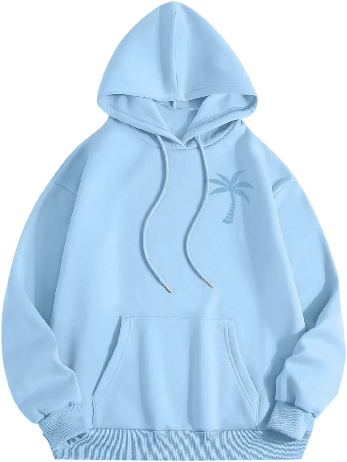 Everything Comes In Waves Sweatshirt For Women Long Sleeve Casual Sweatshirts Drawstring Pockets Comfort Fashion Hoodies