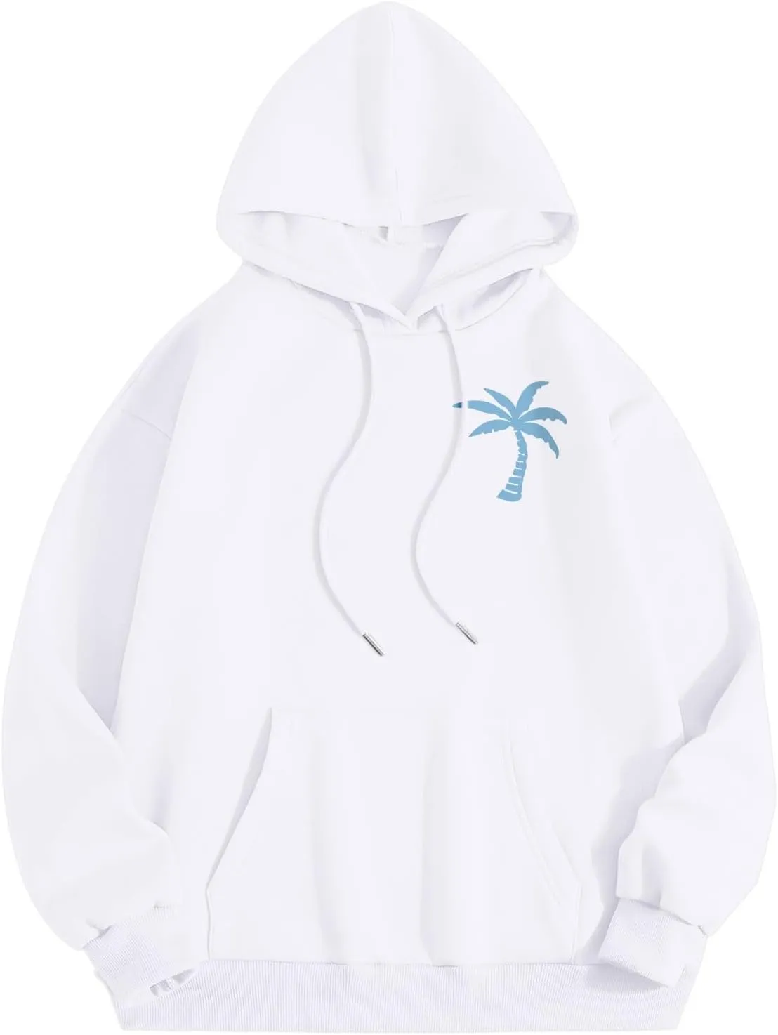 Everything Comes In Waves Sweatshirt For Women Long Sleeve Casual Sweatshirts Drawstring Pockets Comfort Fashion Hoodies