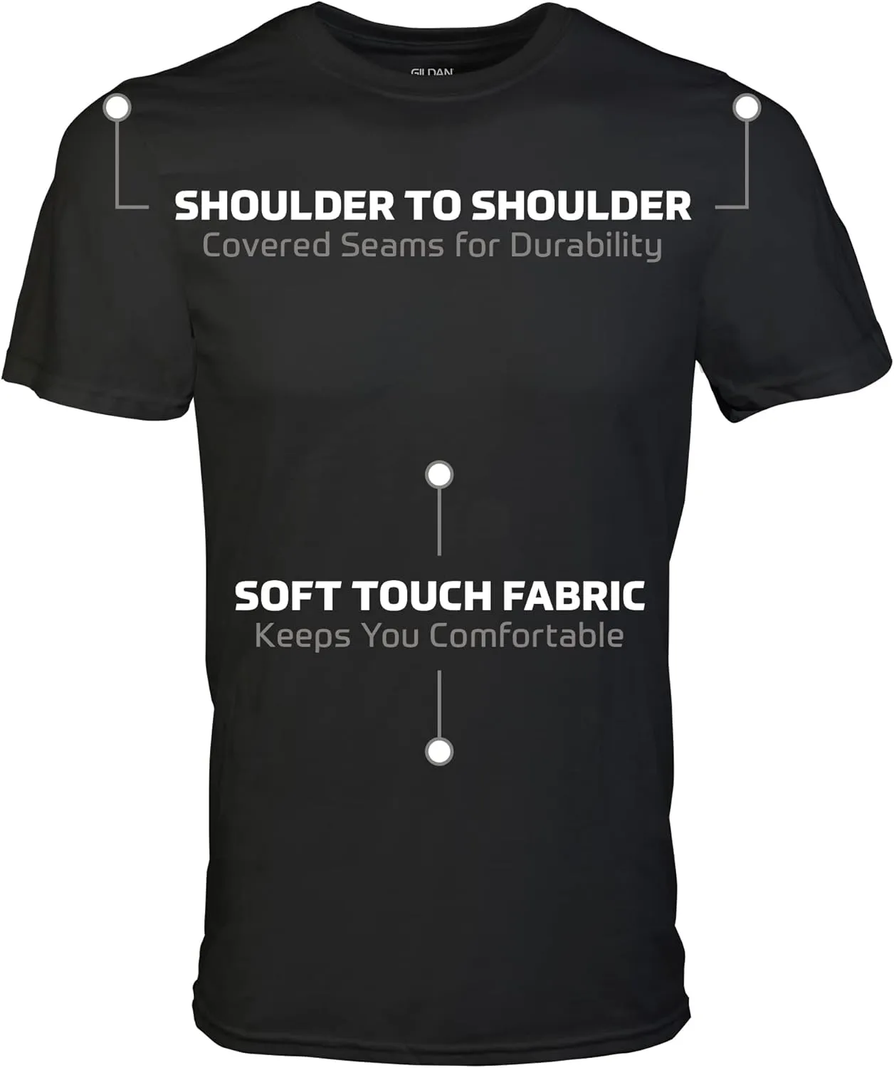 Gildan Men's Crew T-Shirts, Style G1100, Multipack