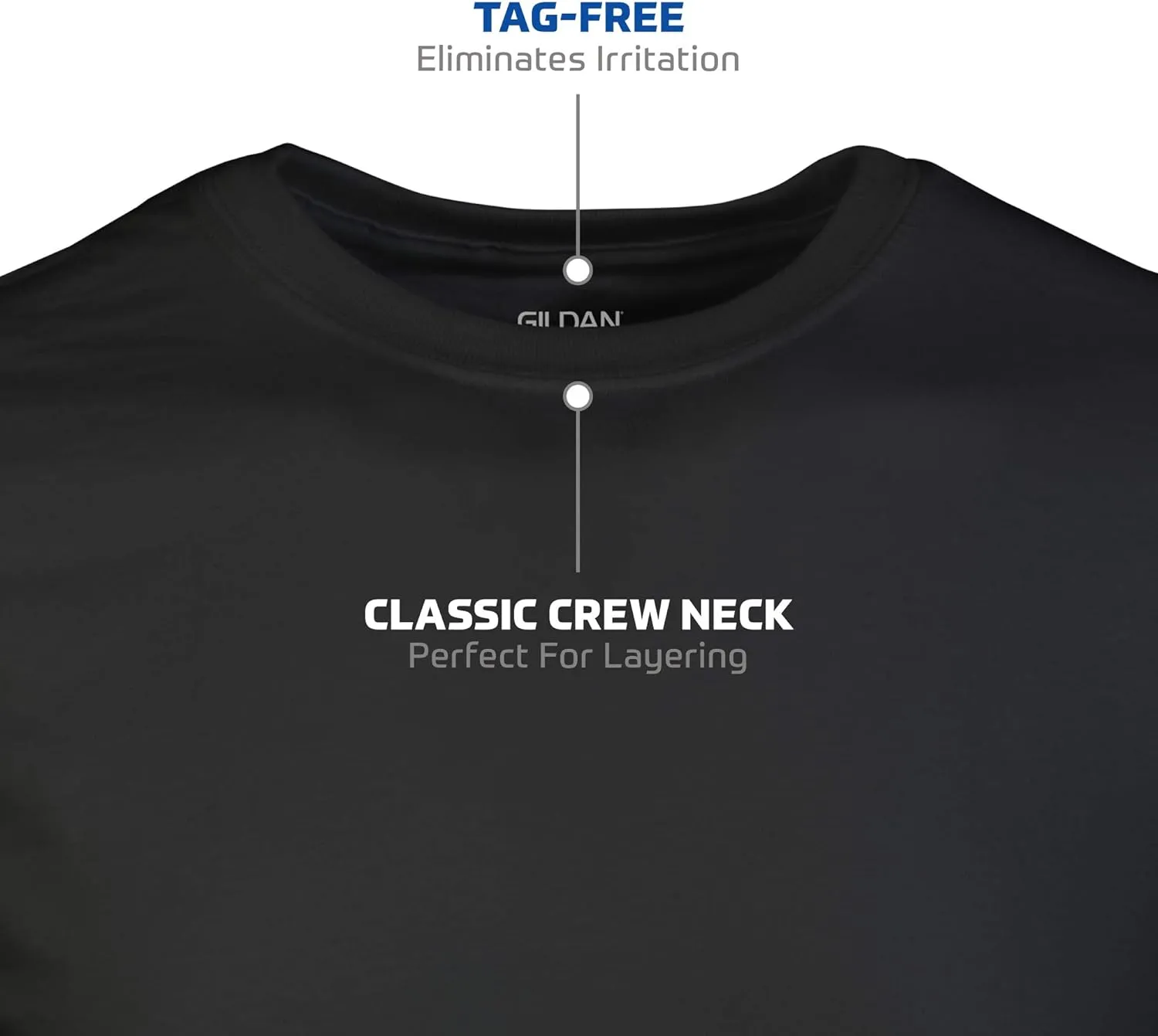 Gildan Men's Crew T-Shirts, Style G1100, Multipack