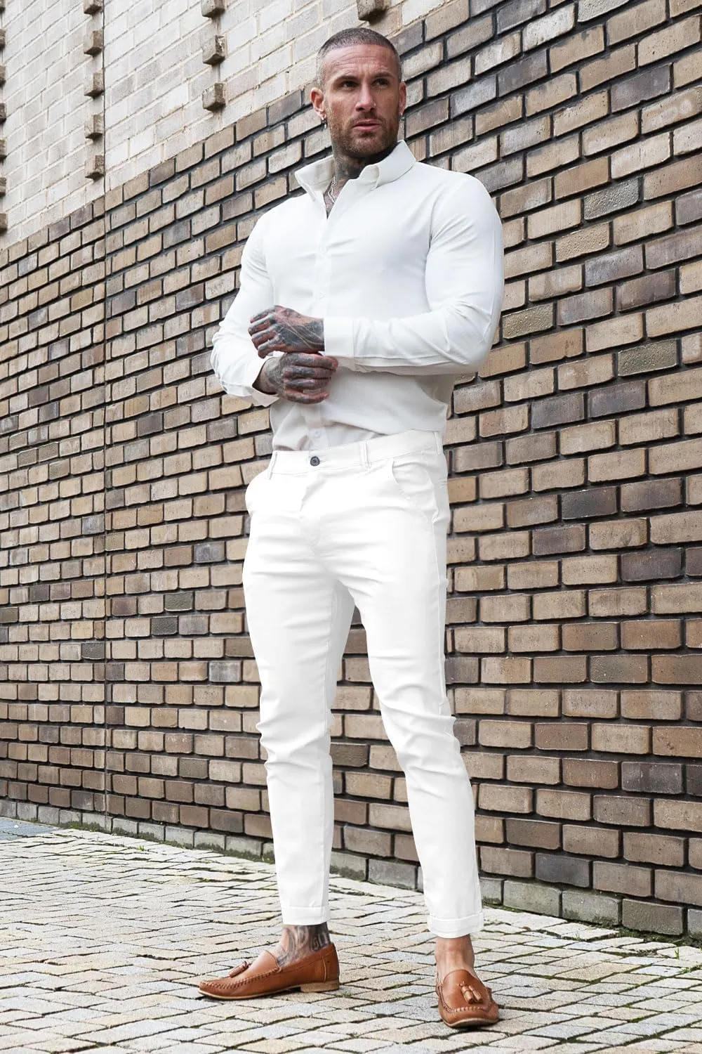 GINGTTO Mens Dress Pants Slim Fit Chino Pants for Men Stretch