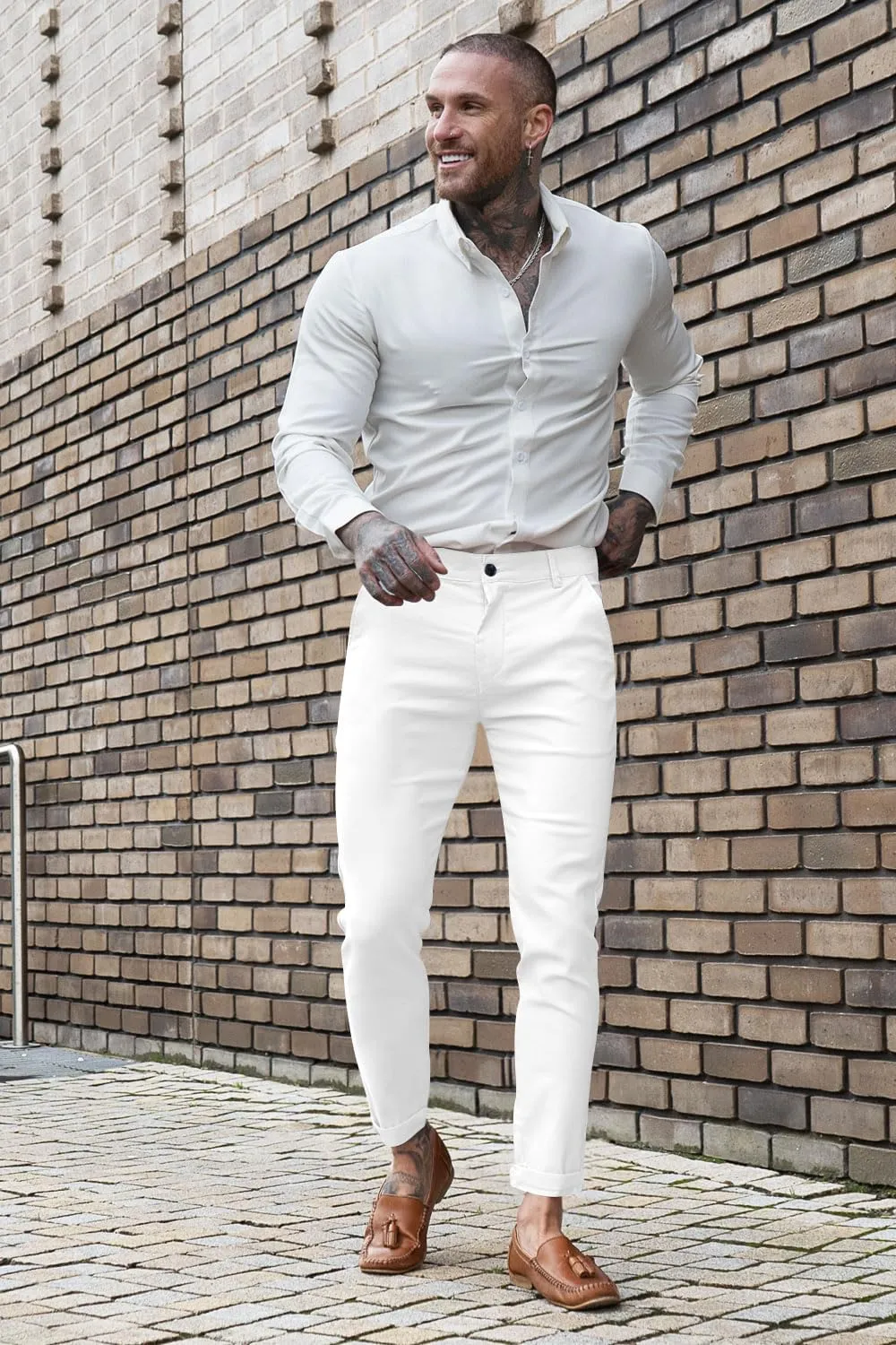 GINGTTO Mens Dress Pants Slim Fit Chino Pants for Men Stretch
