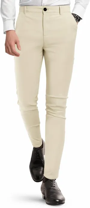 GINGTTO Mens Dress Pants Slim Fit Stretch Chino Pants for Men