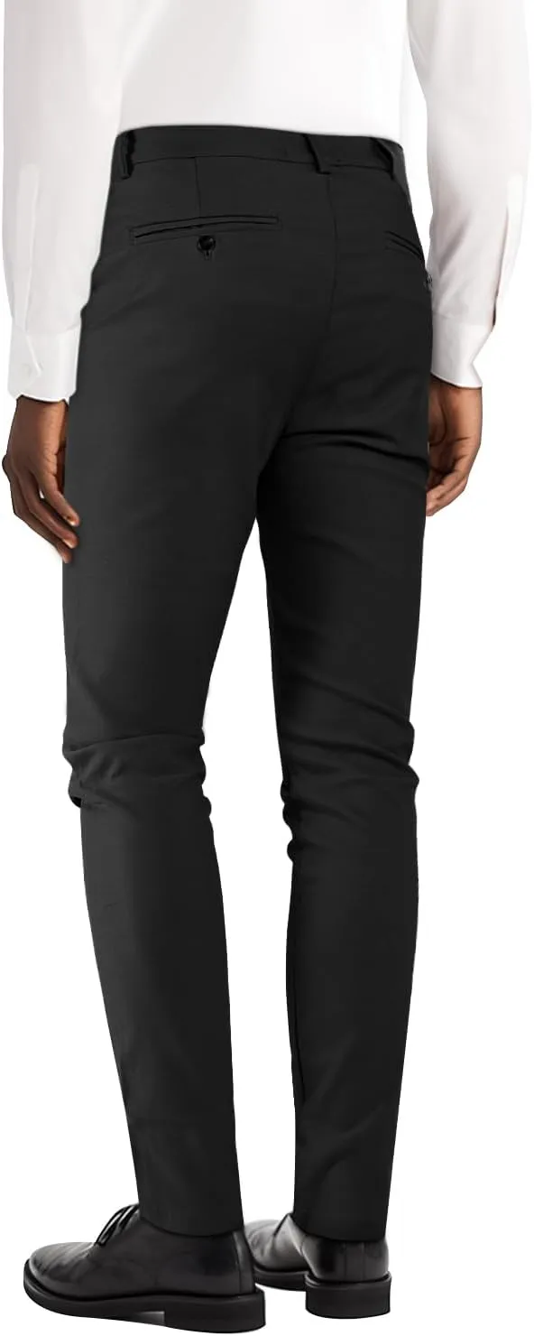 GINGTTO Mens Dress Pants Slim Fit Stretch Chino Pants for Men