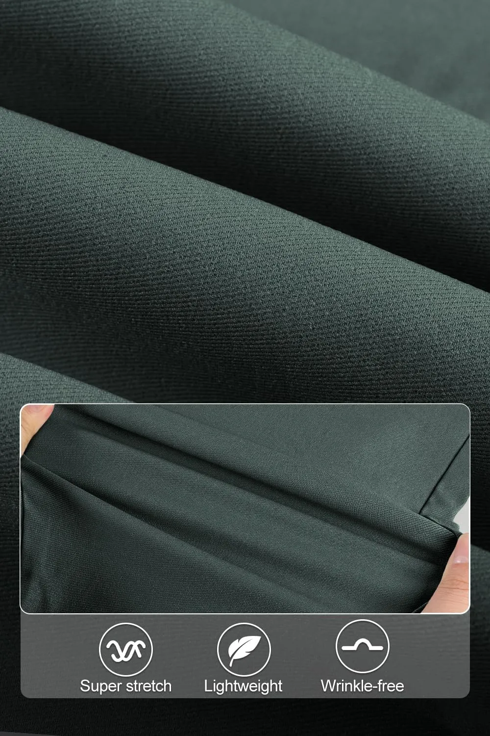 GINGTTO Mens Dress Pants Slim Fit Stretch Chino Pants for Men