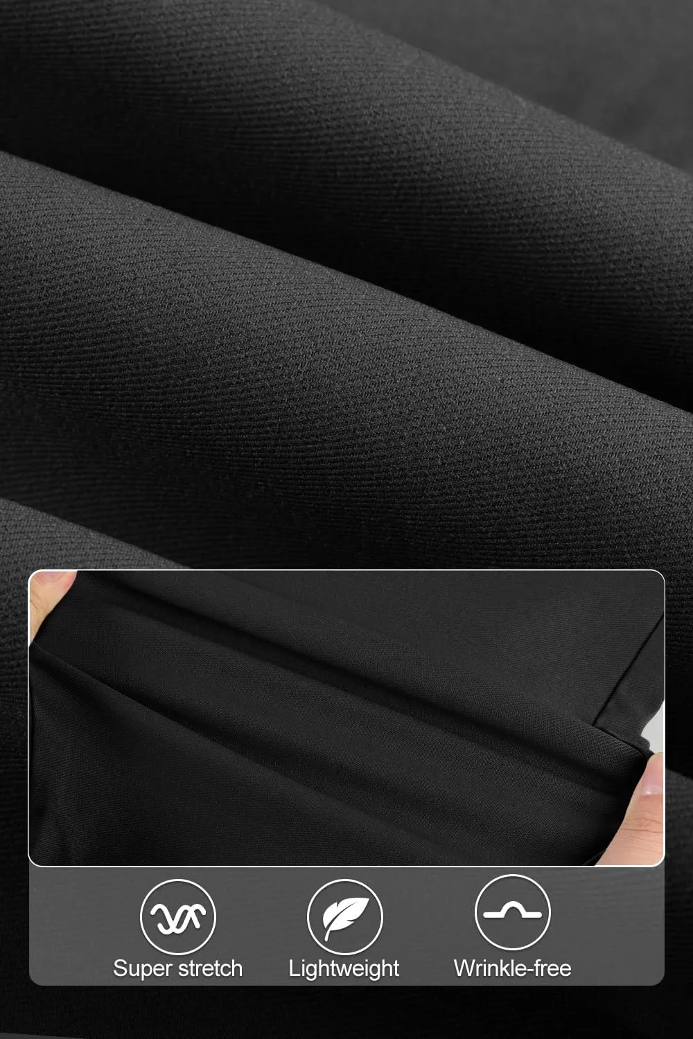GINGTTO Mens Dress Pants Slim Fit Stretch Chino Pants for Men