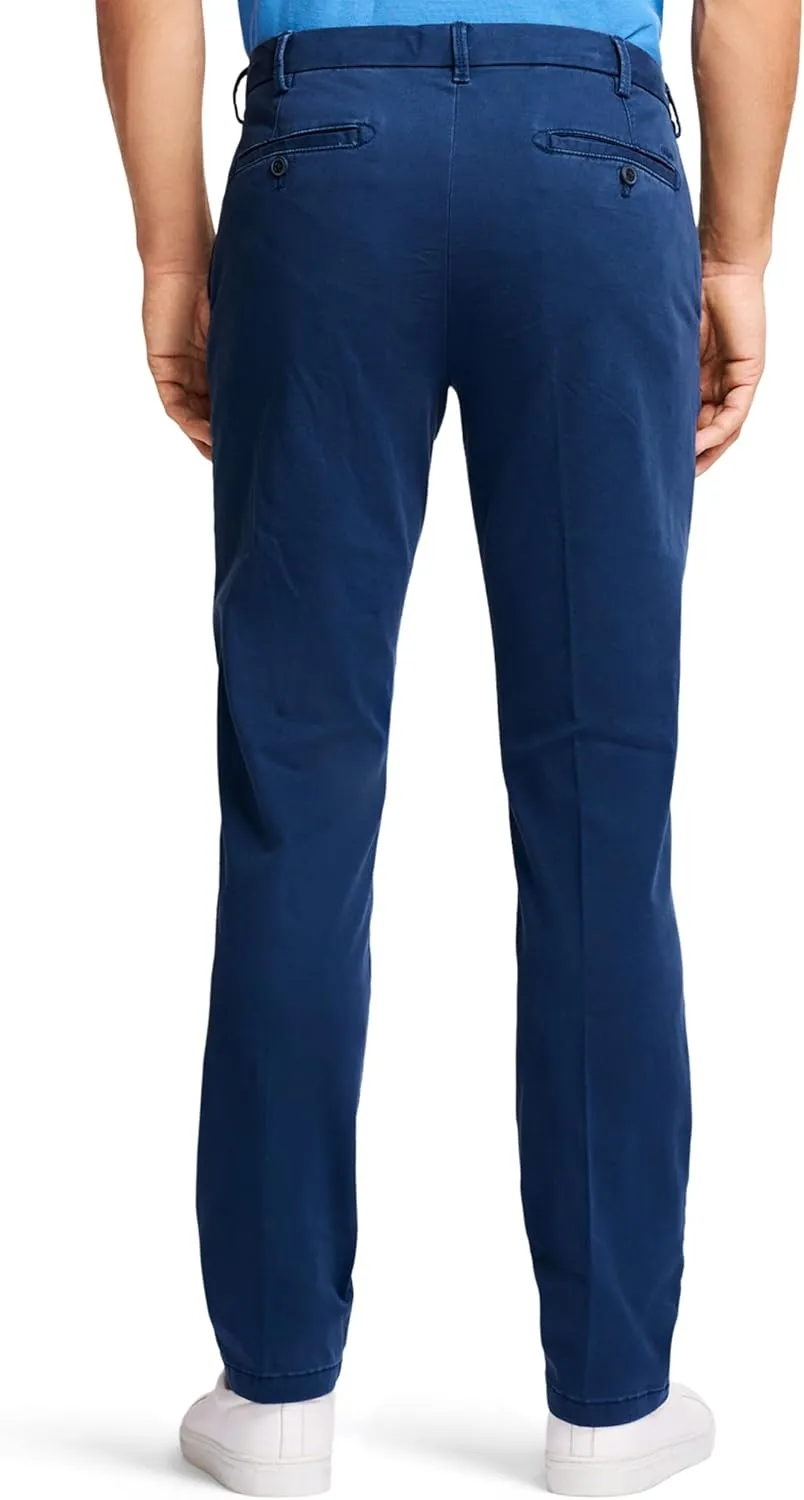IZOD Men's Saltwater Stretch Flat Front Slim Fit Chino Pant