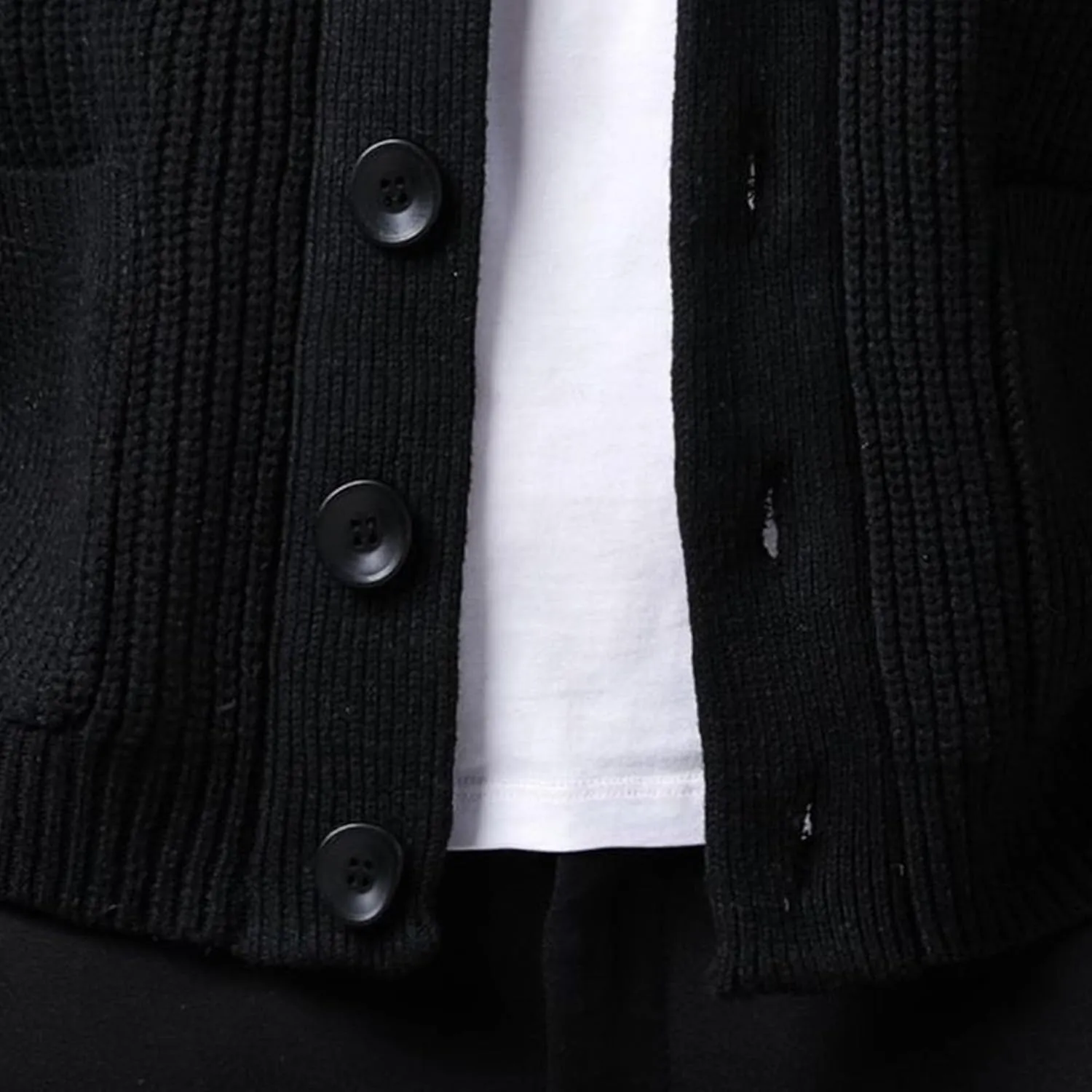 JEShifangjiusu Men'S Cardigan Sweaters Wool Blend V Neck Button Down Sweaters Casual Long Sleeve Knitwear With Pockets