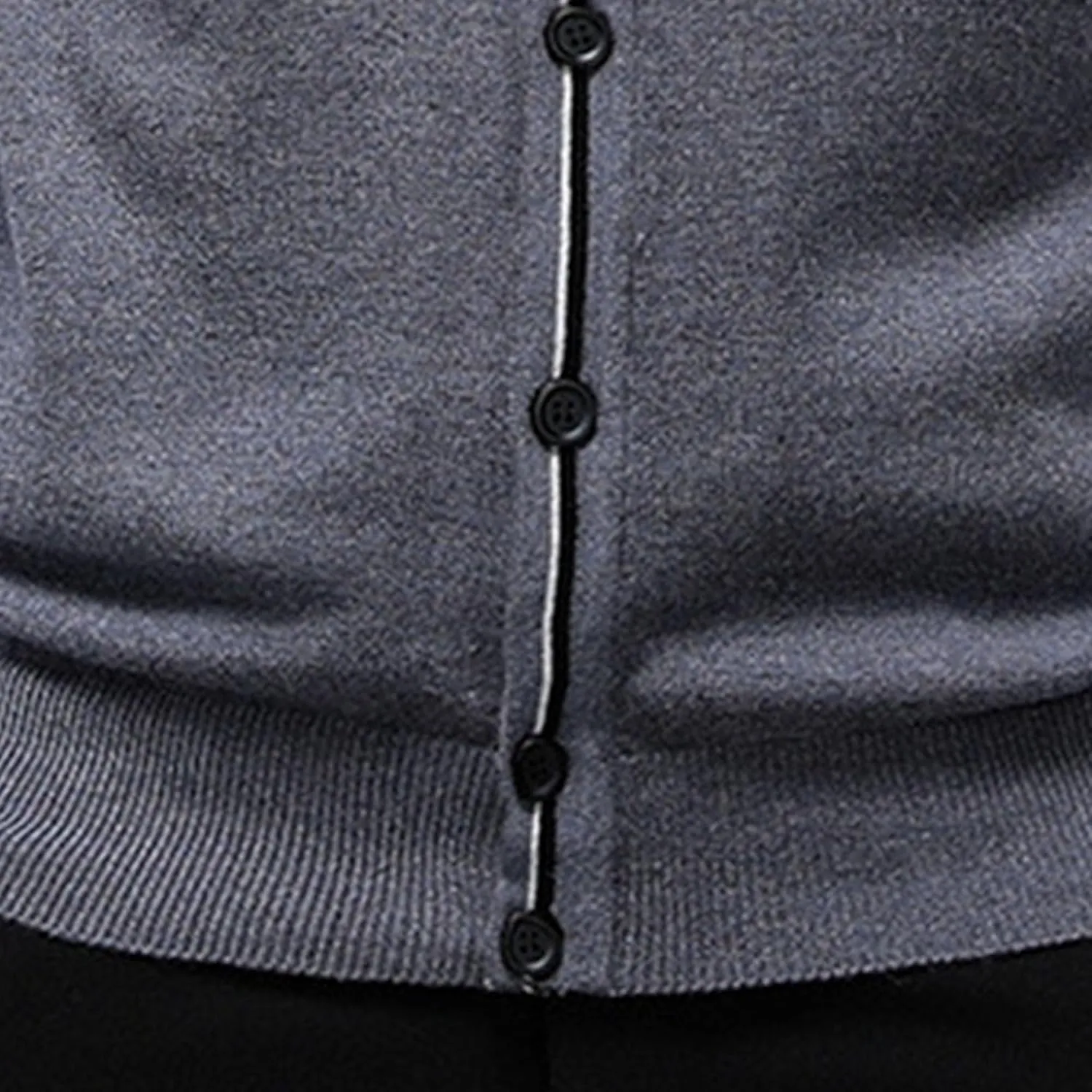 JEShifangjiusu Men'S Cardigan Sweaters Wool Blend V Neck Button Down Sweaters Casual Solid Color Lightweight Knitted Overcoat