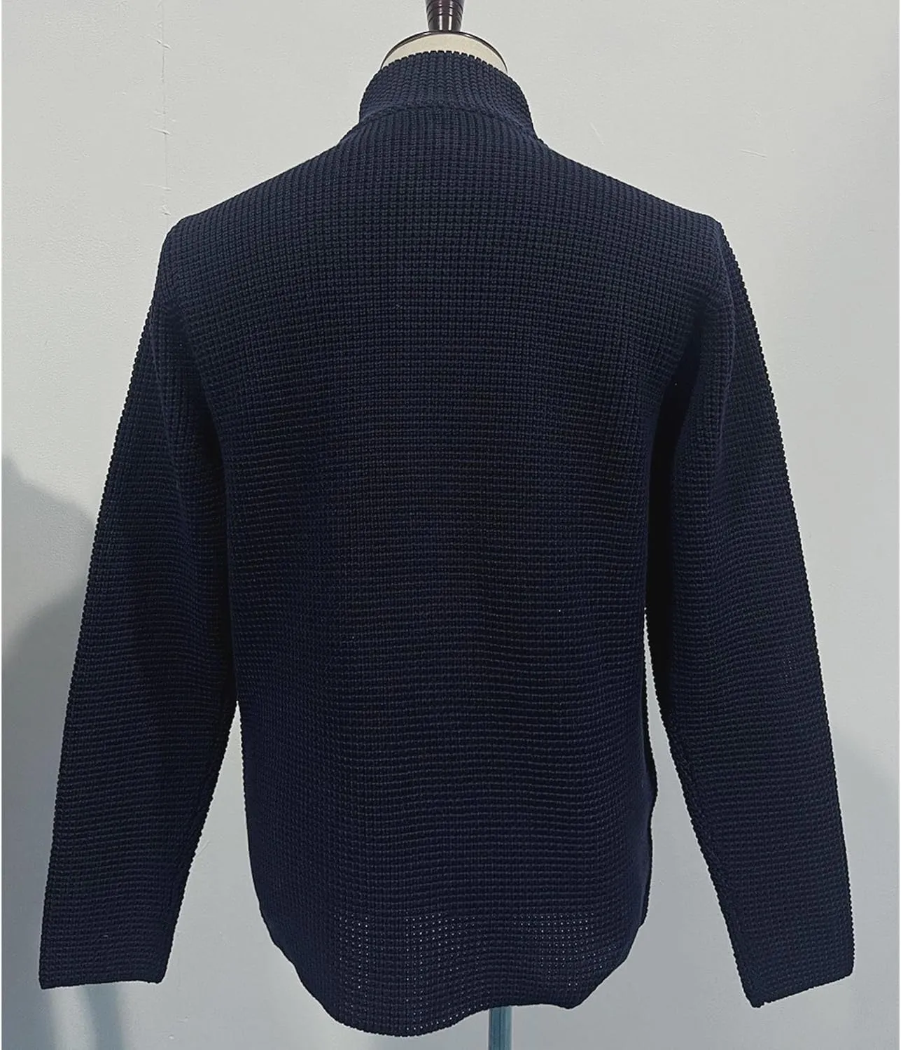 JEShifangjiusu Men'S Cardigan Sweaters Wool Blend V Neck Button Down Sweaters Long Sleeve Jacket Knitwear With Pockets