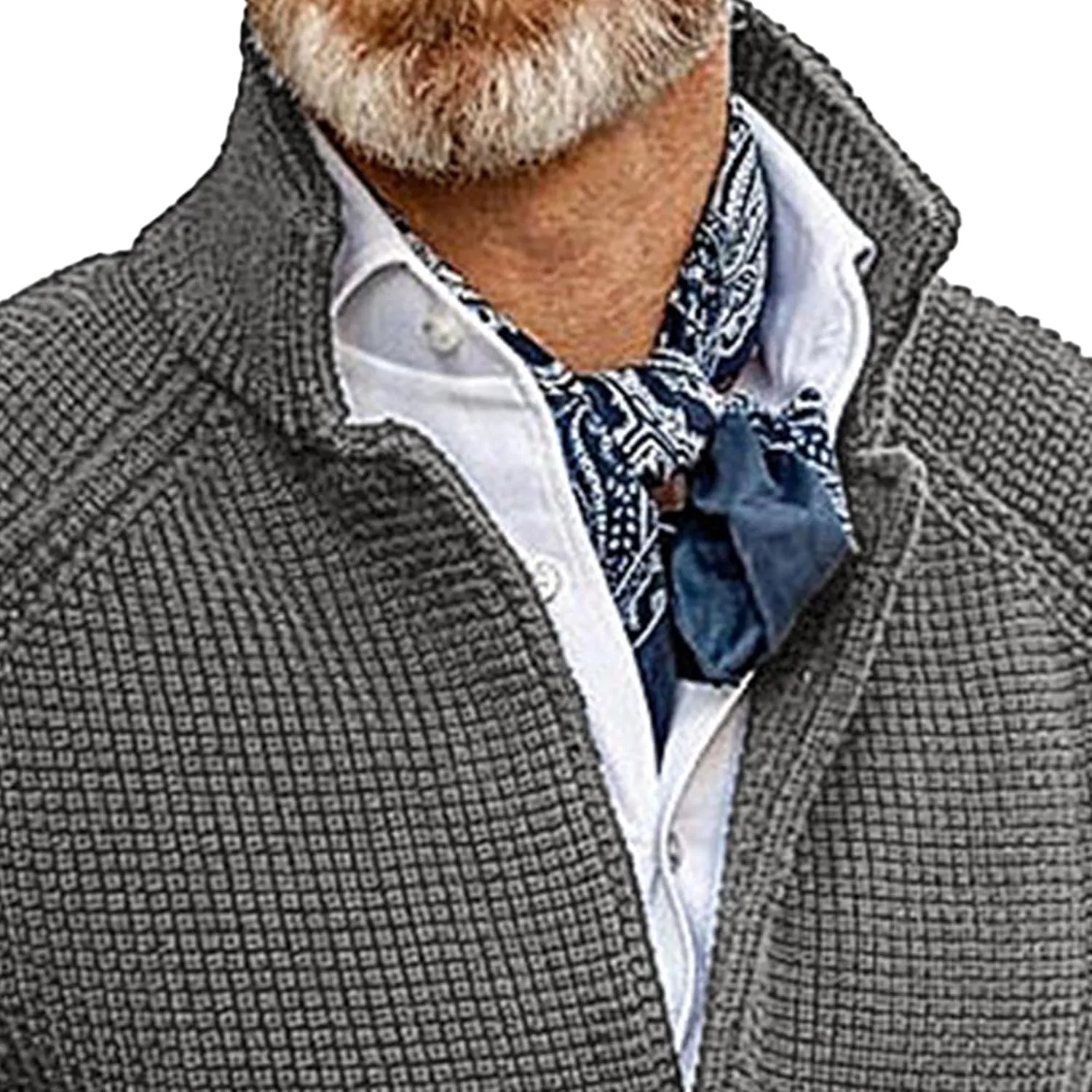 JEShifangjiusu Men'S Cardigan Sweaters Wool Blend V Neck Button Down Sweaters Long Sleeve Jacket Knitwear With Pockets