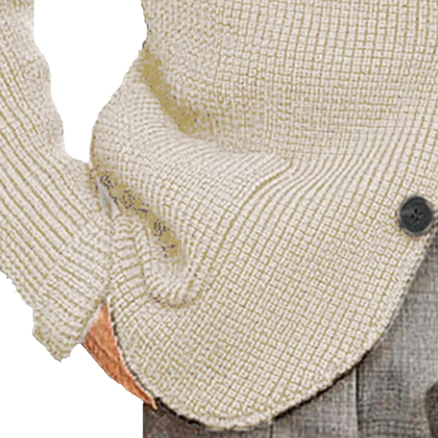 JEShifangjiusu Men'S Stand Collar Cardigan Sweaters Wool Blend V Neck Button Down Sweaters Solid Color Coat With Pockets