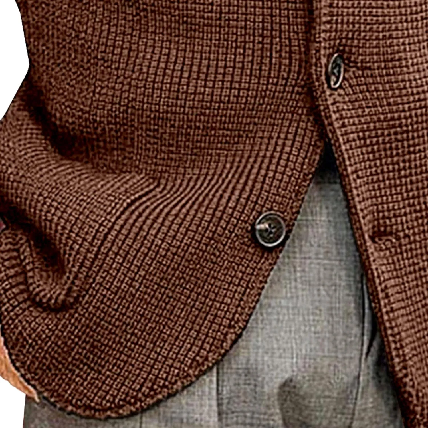 JEShifangjiusu Men'S Stand Collar Cardigan Sweaters Wool Blend V Neck Button Down Sweaters Solid Color Coat With Pockets