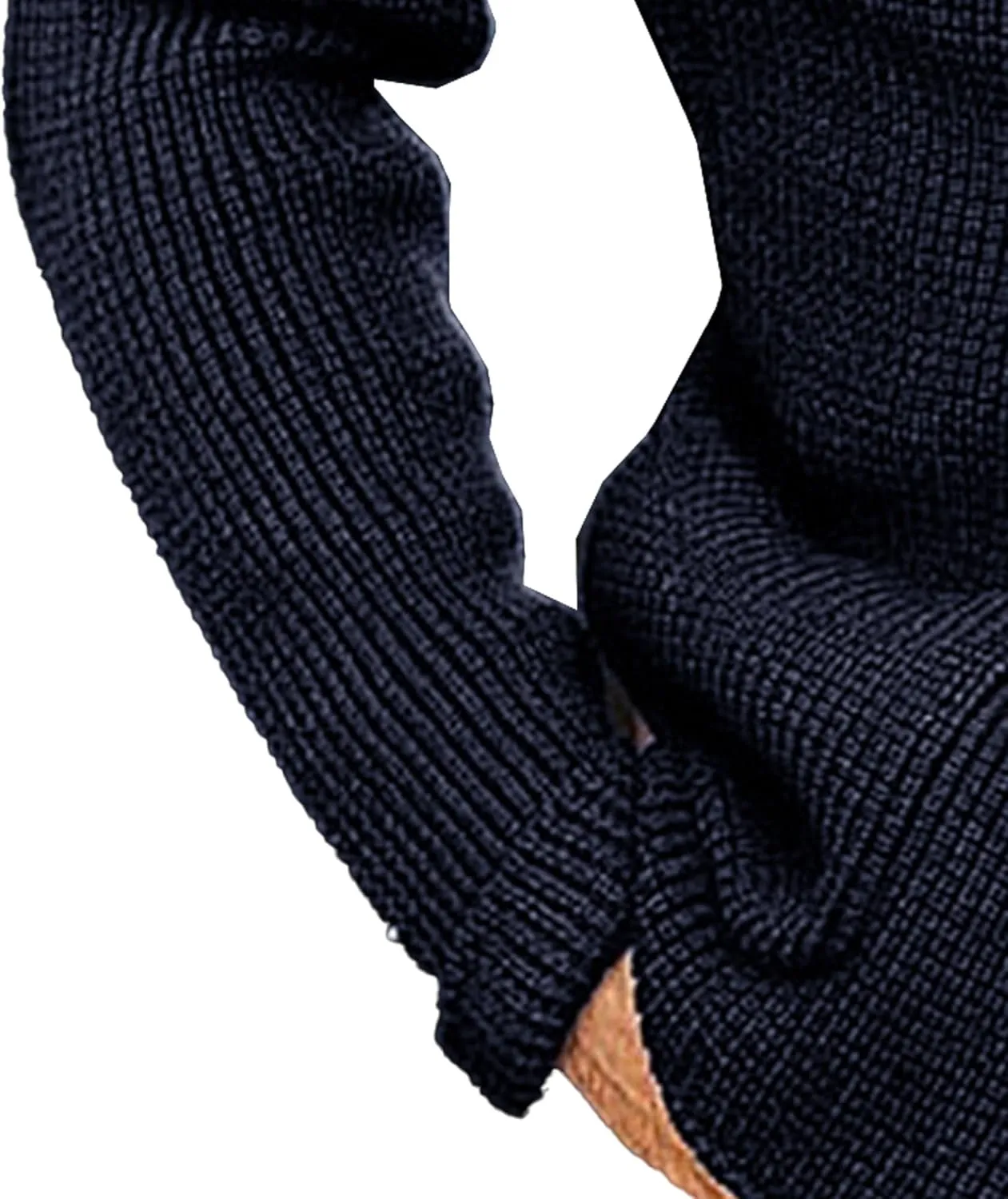 JEShifangjiusu Men'S Stand Collar Cardigan Sweaters Wool Blend V Neck Button Down Sweaters Solid Color Coat With Pockets
