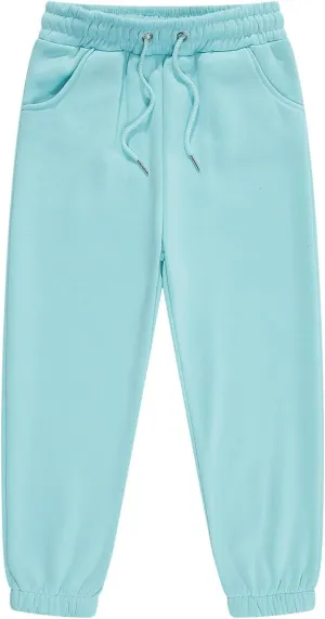 Kids Sport Joggers Unisex Plus Size Baggy Sweatpants Elastic Waisted Plain Cotton Sweatpants Casual Solid Color Pants