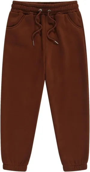 Kids Unisex Plus Size Baggy Sweatpants Elastic Waisted Sport Joggers Plain Cotton Sweatpants Casual Solid Color Pants