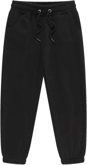 Kids Unisex Plus Size Baggy Sweatpants Elastic Waisted Sport Joggers Plain Cotton Sweatpants Casual Solid Color Pants